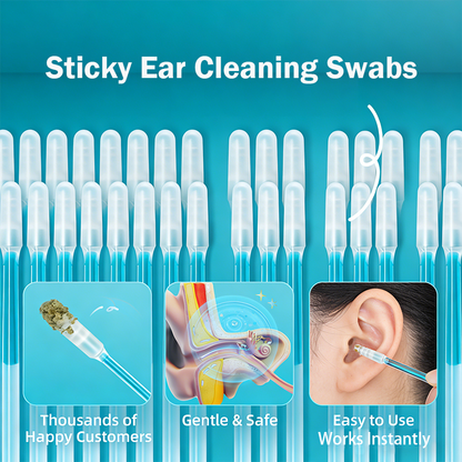💦 Sticky Ear Cleaning Sticks – Gentle Visible Earwax Pickup👂