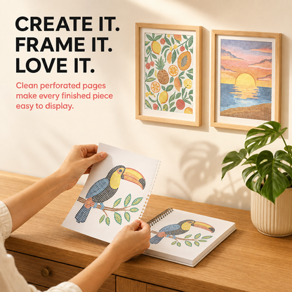 🎨📖Dot-By-Letter Mindful Coloring Kit - Stress Relief Dot Marker Art Set with 10 Vibrant Colors & 20 Hidden Scene
