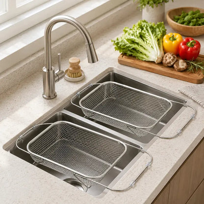 🔥50% OFF TODAY💦 Expandable Over-the-Sink Strainer Basket