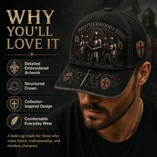⚔️ Brotherhood Of Knights Honor Cap