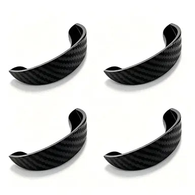 4pcs Car Rear‑View Camera Rain Shield, Soft PVC Sun Shade Cover, Waterproof Protector Hood for Reversing Backup Camera, Rain‑Proof Visor Accessory for Car Side & Rear Camera