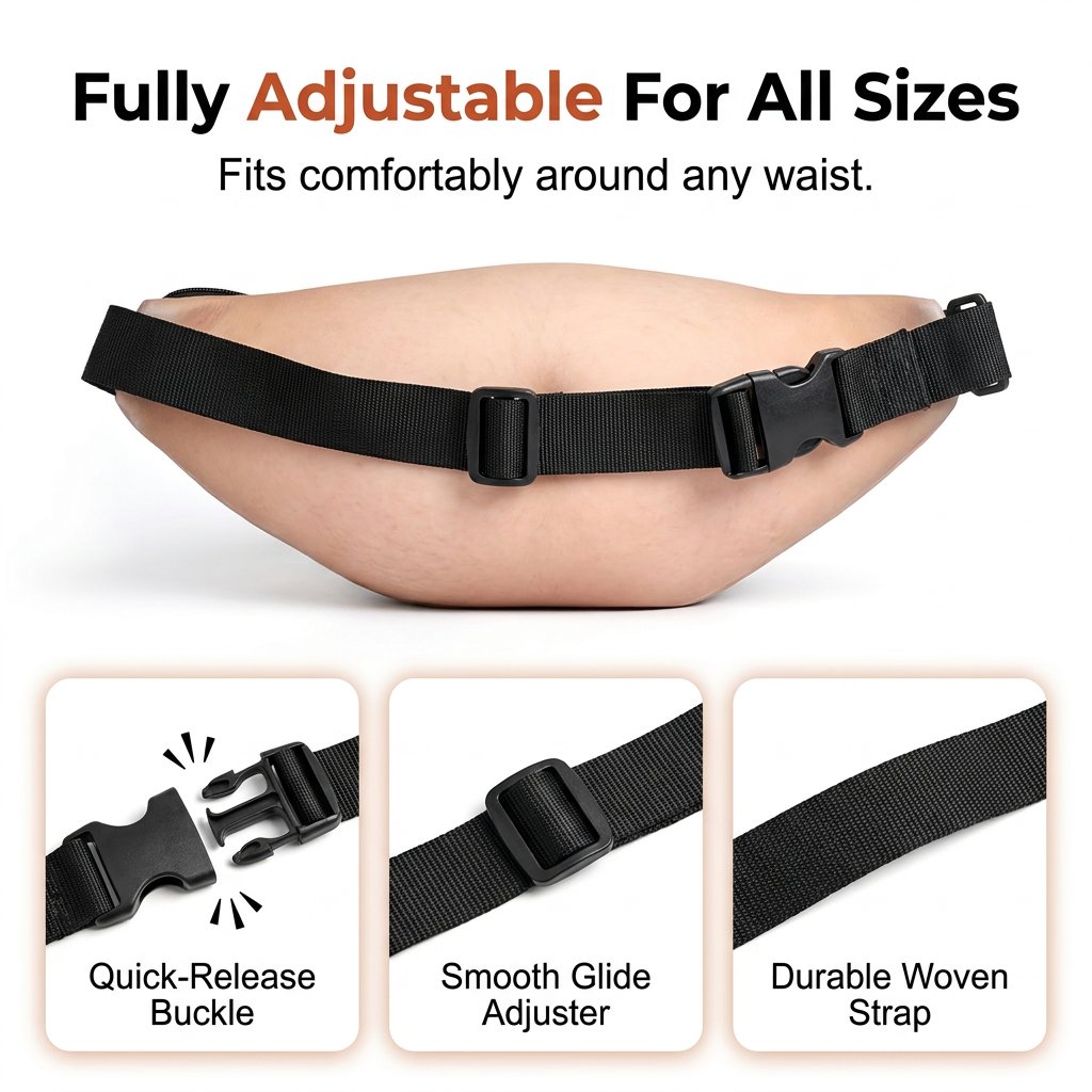 Dad Bag Fanny Pack & 3D Beer Belly Waist Pack