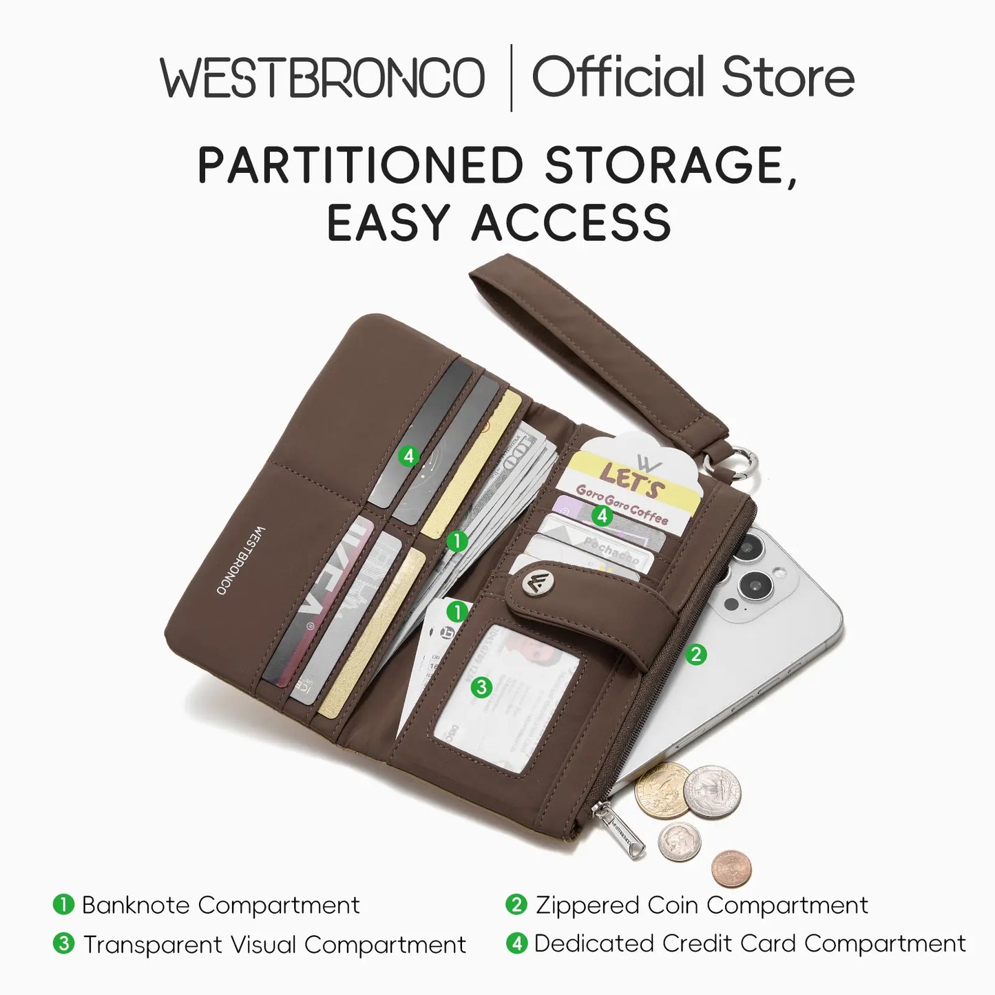 🔥Flash Sale-50% Off🔥All-in-One Mega Storage Card Wallet Clutch