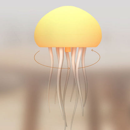 Sound-Controlled Gradient Jellyfish Lamp with Dancing Tentacles