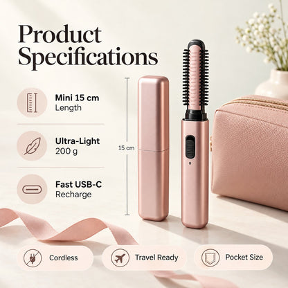 🔥Cordless Ceramic Hair Curler – Fits in Any Bag👜