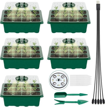 🔥HOT SALE🔥Seed Starter Trays with Grow Light