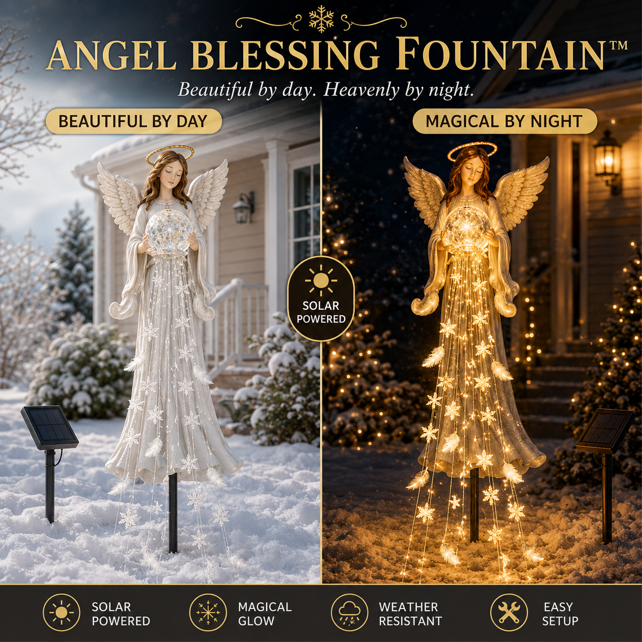 👼Today Only: Get 49% Off👼 Solar Angel Remembrance Garden Light👼