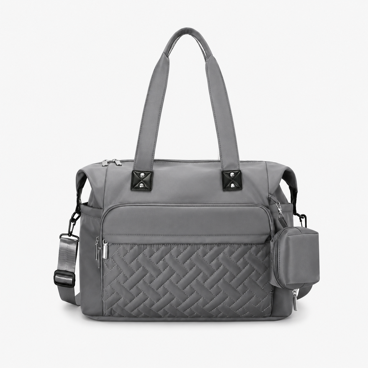 ✨ Chic Quilted Waterproof Large Capacity Travel & Lunch Tote Bag
