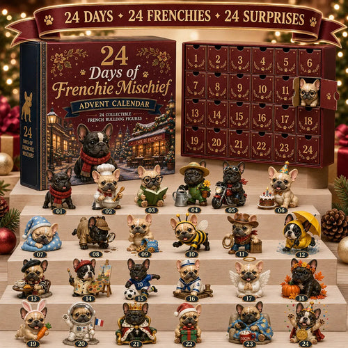 🐶 24-Day Frenchie Advent Calendar – A New Pup Every Day 🎄
