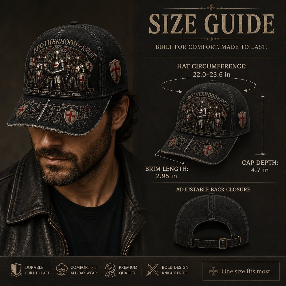 ⚔️ Brotherhood Of Knights Honor Cap