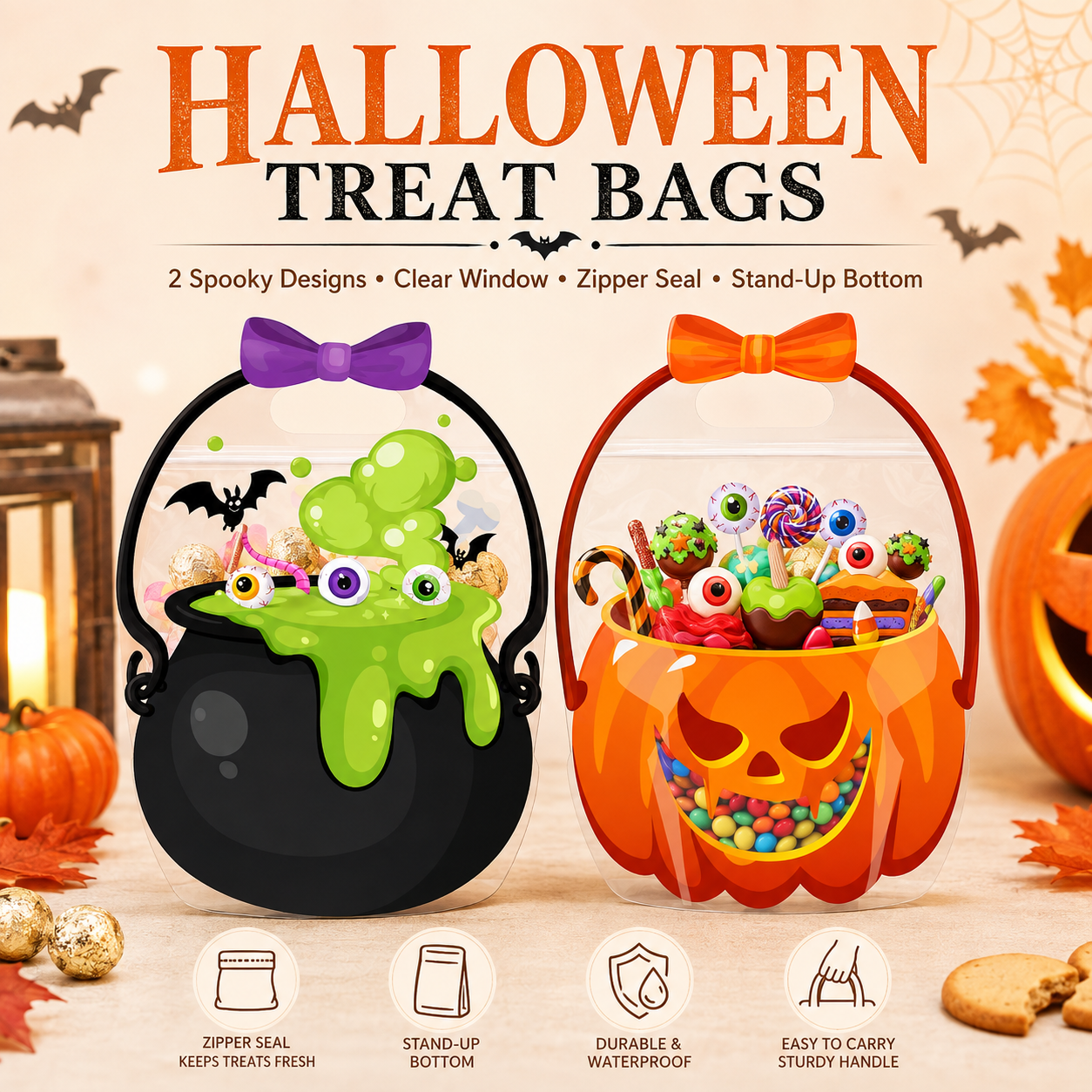 🔥 FLASH SALE 45% OFF 🎃 2026 NEW Halloween Candy Bags