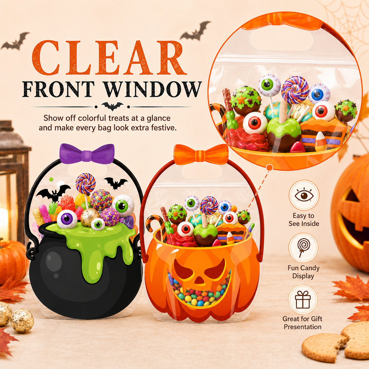 🔥 FLASH SALE 45% OFF 🎃 2026 NEW Halloween Candy Bags