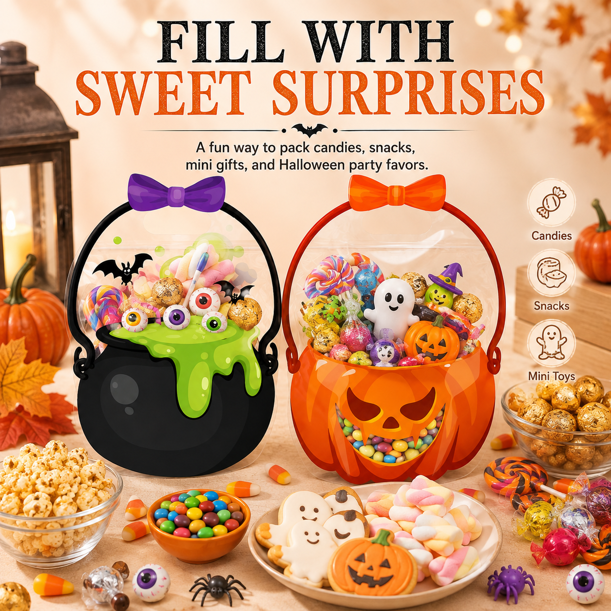 🔥 FLASH SALE 45% OFF 🎃 2026 NEW Halloween Candy Bags