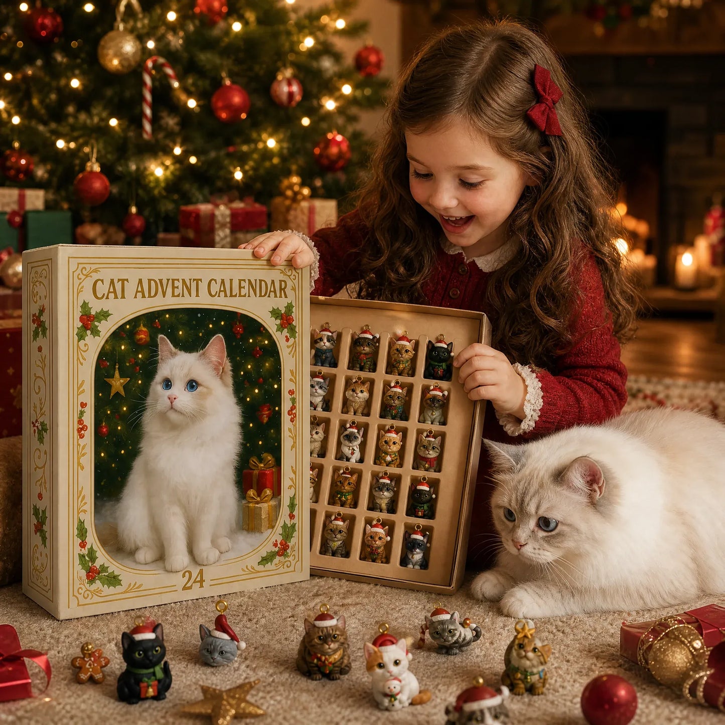 🌲Christmas Gift--Purrfect Christmas – 2D Cat Lovers Advent Calendar 2026