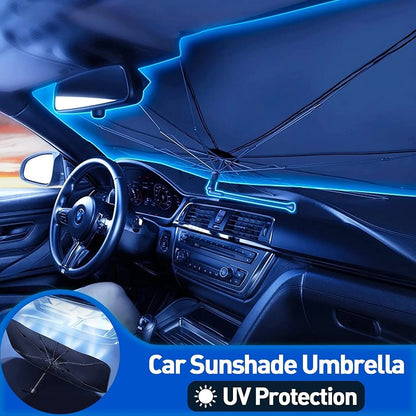 🔥Summer Sale 50% OFF! ✨Car Windshield Sun Shade Umbrella
