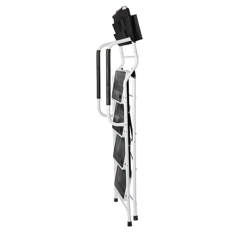 3 or 4 Step Folding Ladder with Handrails