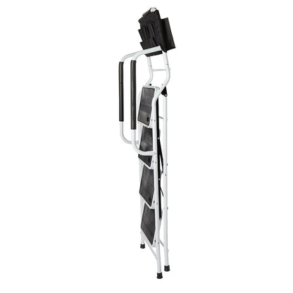 3 or 4 Step Folding Ladder with Handrails