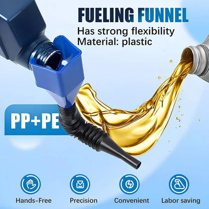 🚗50% OFF TODAY🛢️ Universal Wide Mouth Automotive Oil Funnel
