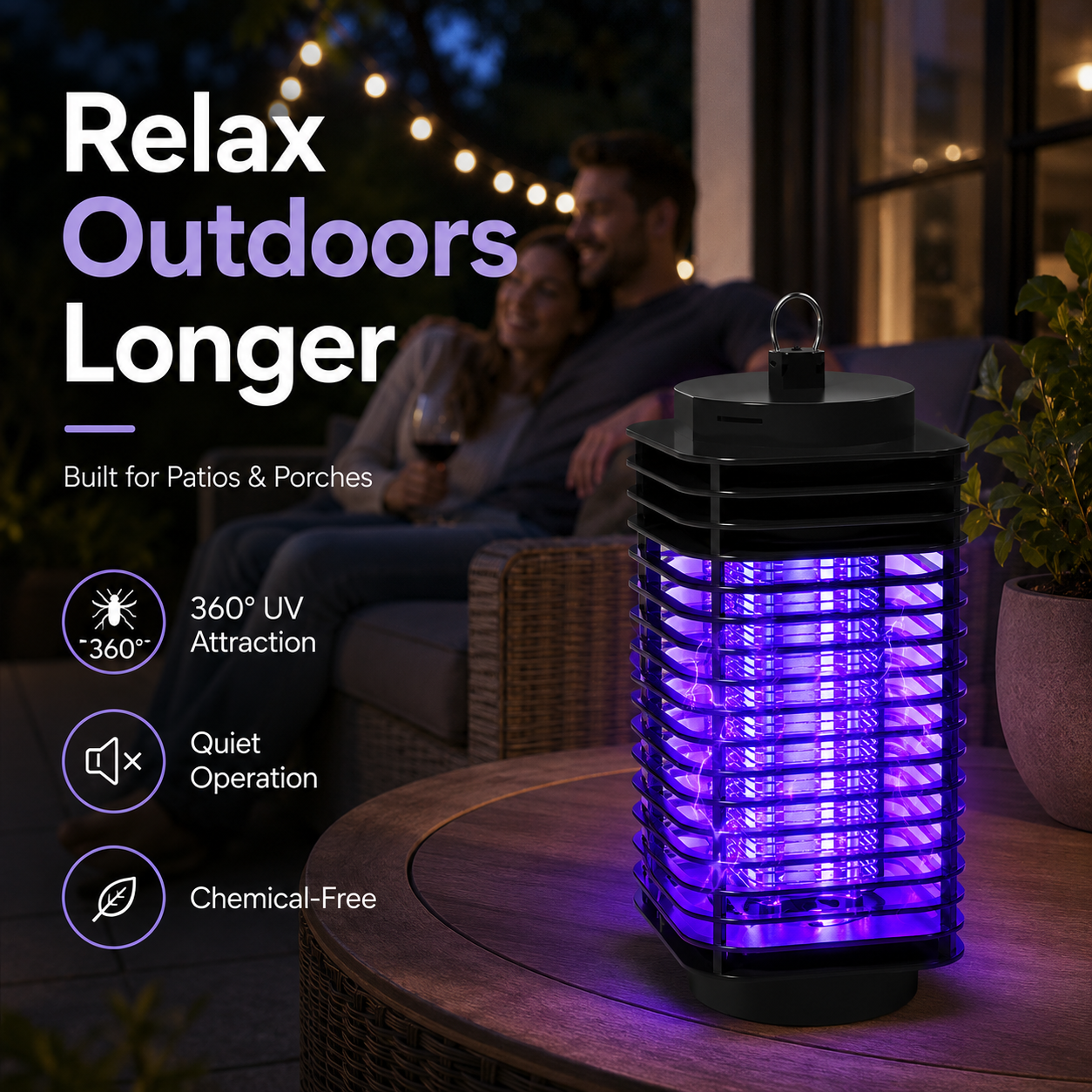 🦟 50% OFF! UV Mosquito Killer Lamp – quiet, USB, chemical-free. 50K+ sold! 🔇🌙