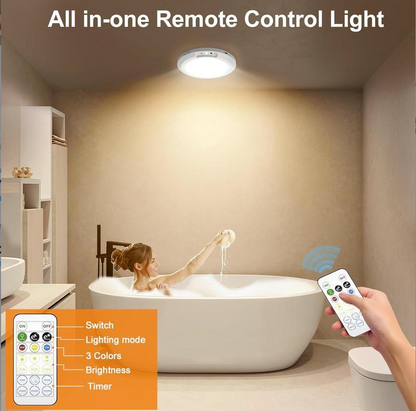 🔥Rechargeable Motion Sensor Ceiling Light with Remote（🔥Buy 2 Free Shipping🔥）