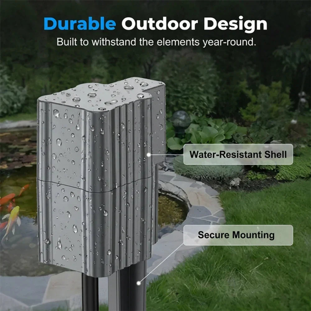 🐟 Solar Pond Aerator with Air Pump – Outdoor Solar Oxygenator
