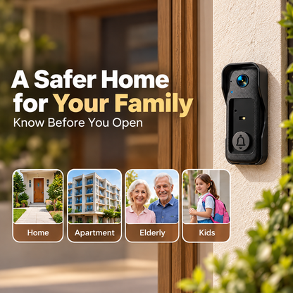 🚪 X6 Wireless Video Doorbell – No WiFi Required, 4.3" Color Screen & Two-Way Communication
