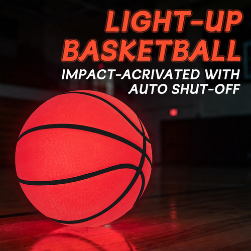 Light Up LED Basketball - Glow in the Dark (Official Size 7)