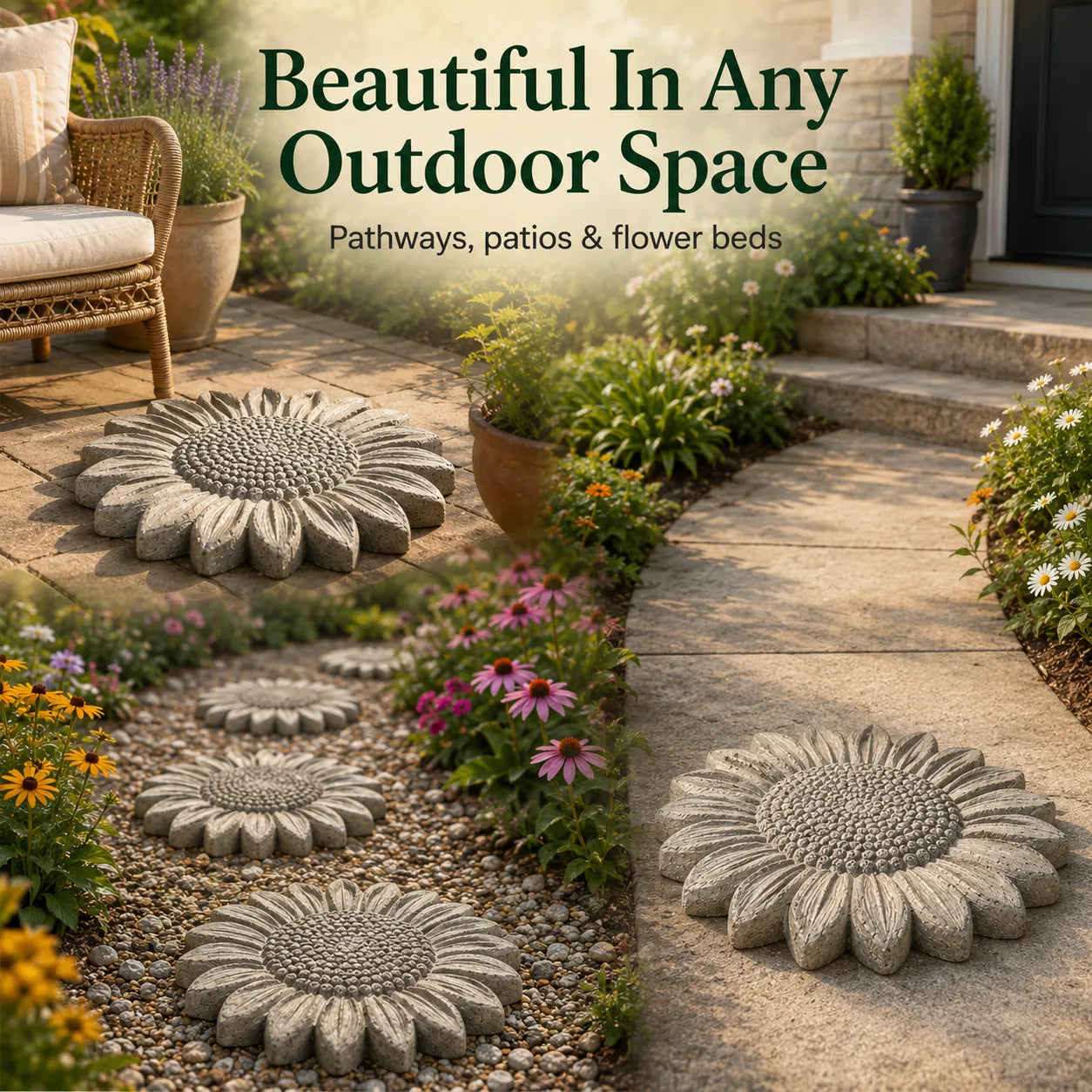 🌻 Reusable Garden Art Mold – Make Your Garden Truly One of a Kind
