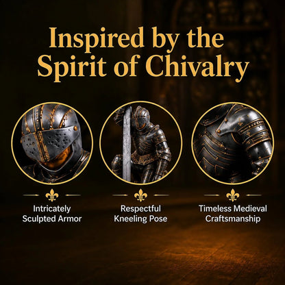 ⚔️ Honorbound Medieval Knight Lamp – Warm Chivalry Decor Light