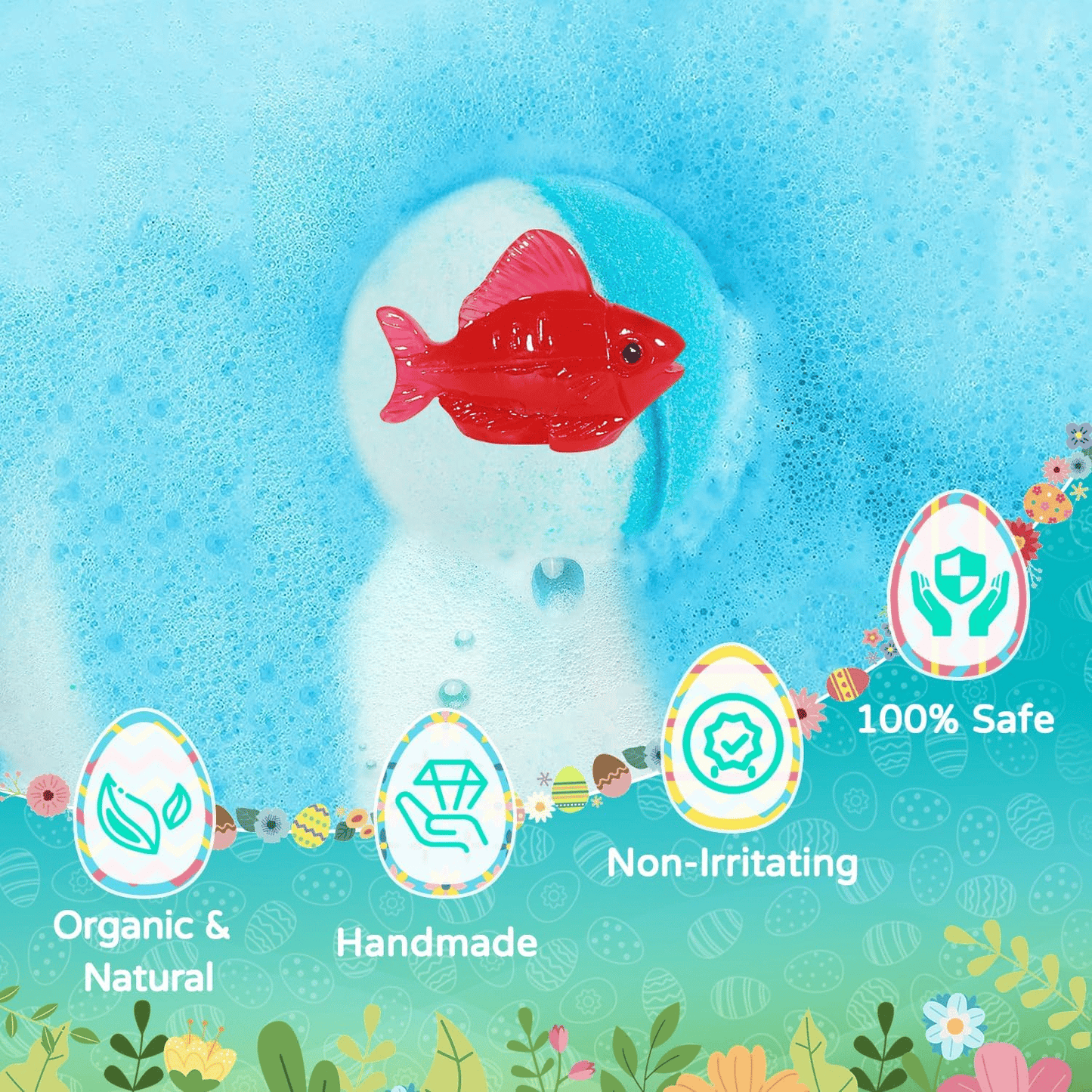 🎁55% OFF This Week Promotions🛁✨Natural Bath Bombs for Kids with Mega Bubbles & Surprise Inside🦄 Same as in the video