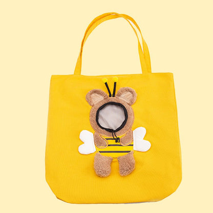 🐾 Cute Head-Out Pet Carrier Bag for Cats & Small Dogs