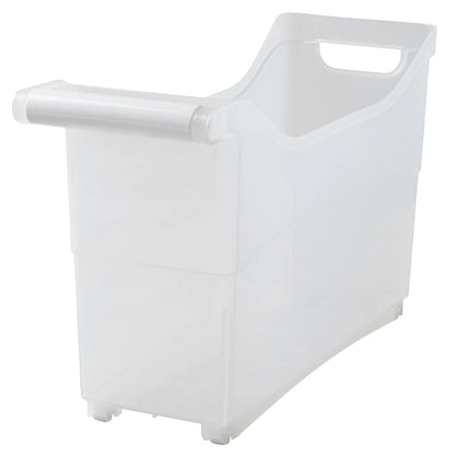 Rolling Slim Household Storage Bin with Handle