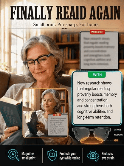 🔥 AI Smart Glasses with Real-Time Translation, Smart Zoom & Solar-Powered Color-Changing Lenses 👓