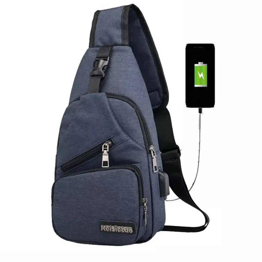 Men’s Lightweight Waterproof Sling Bag
