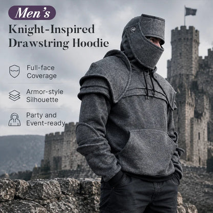 🛡️ Knight Cosplay Hoodie – Medieval Fantasy Streetwear Pullover!