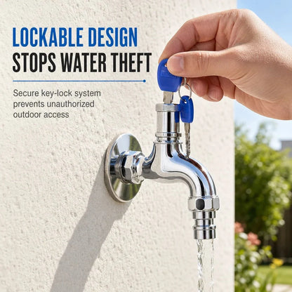 🔐 Lockable Outdoor Water Faucet