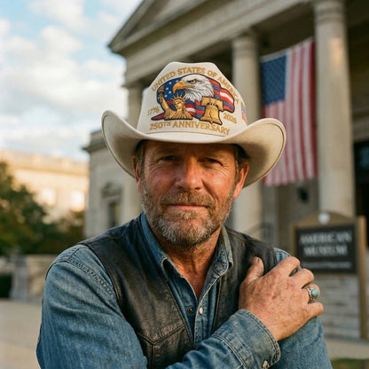 ⚡️Last Day 49% OFF - 250 Years Later — Still StandingTM Patriotic Cowboy Hat
