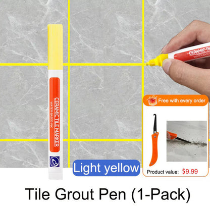 🔥 BUY 2 GET 1 FREE✨Anti-Mold Waterproof Tile Grout Pen