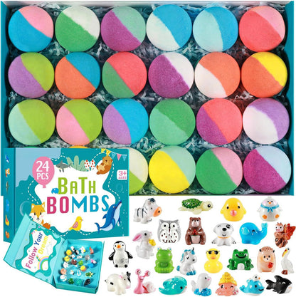 🎁55% OFF This Week Promotions🛁✨Natural Bath Bombs for Kids with Mega Bubbles & Surprise Inside🦄 Same as in the video