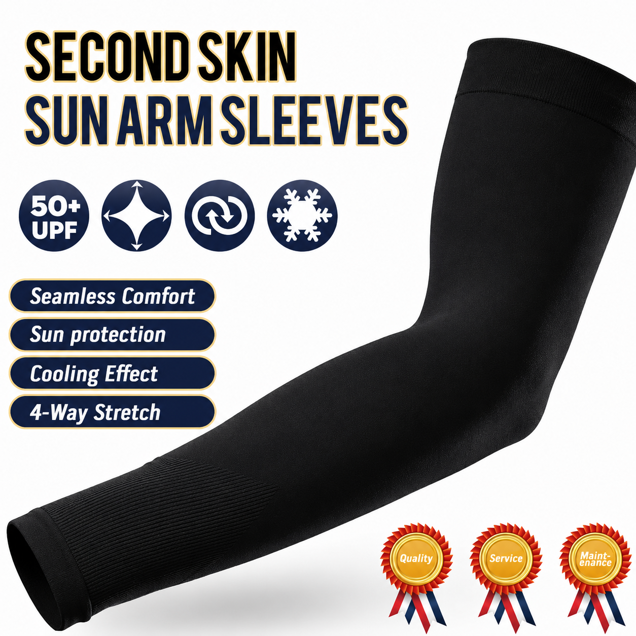🔥 50% OFF | ☀️ UPF 50+ Cooling Sun Sleeves – Stay Cool & Protected Outdoors