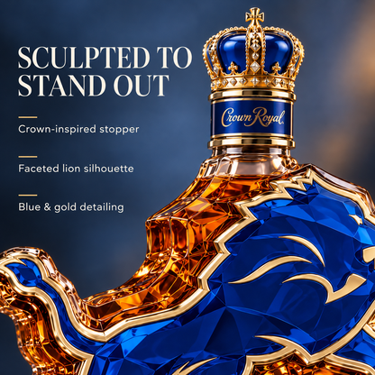 Crown Royal Lions Whiskey Bottle