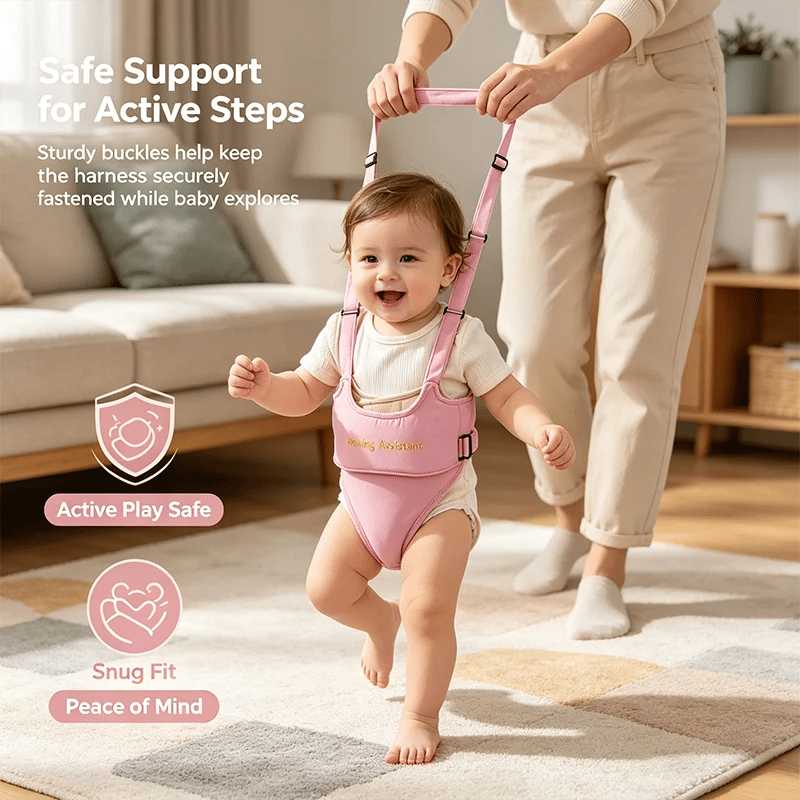 👶 Ergonomic Toddler Walking Assistant Harness – Breathable Safety Walker 👣