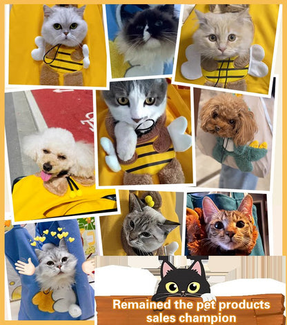🐾 Cute Head-Out Pet Carrier Bag for Cats & Small Dogs