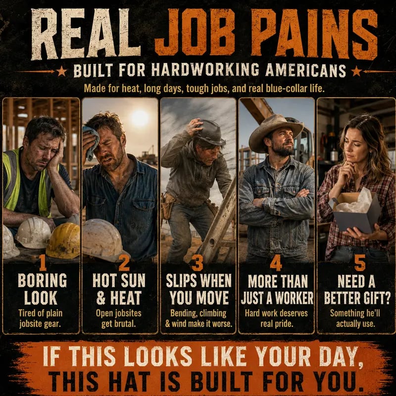 💯 Western Cowboy Hard Hat, Vented Wide Brim Safety Helmet for Construction & Ranch Workers