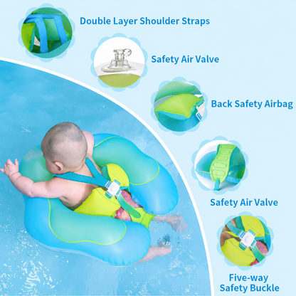 🏖️✨ Baby Swim Float with Safety Seat – Perfect for Water Play