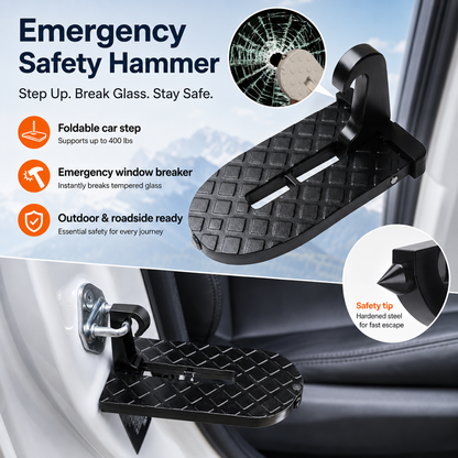🚗 Foldable Car Roof Rack Step Easy Roof Access Tool