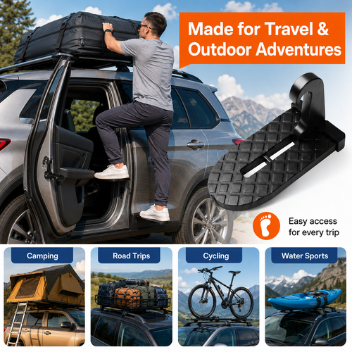 🚗 Foldable Car Roof Rack Step Easy Roof Access Tool
