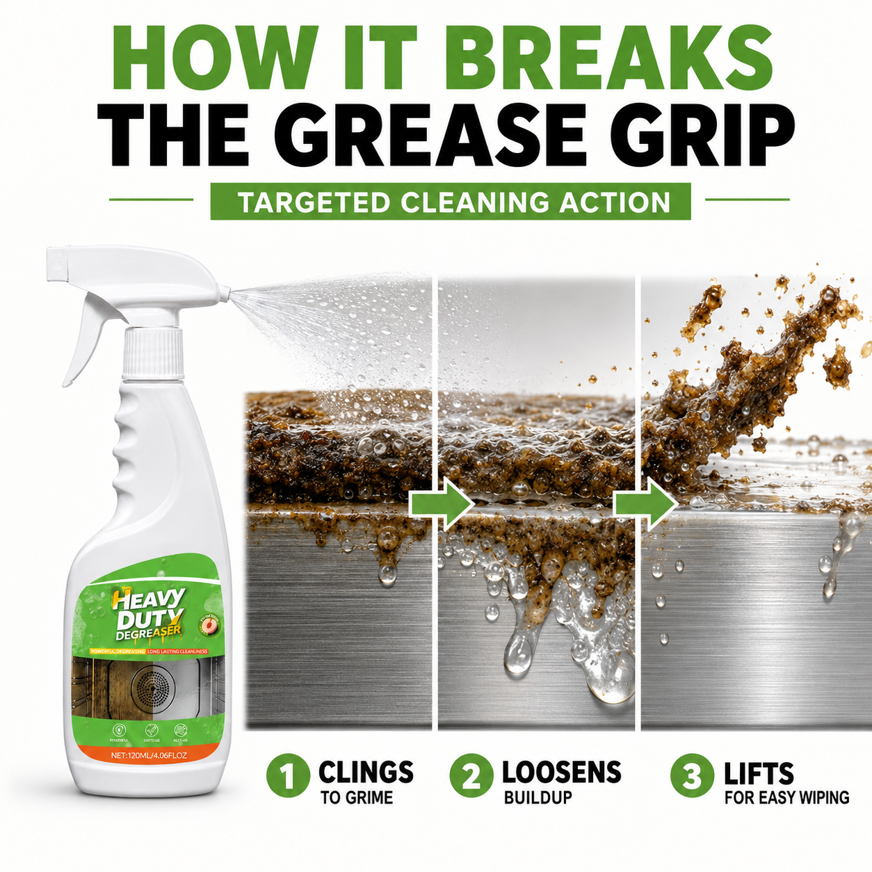 🔥 Duty Kitchen Degreaser Spray – Cut Tough Grease Fast ✨