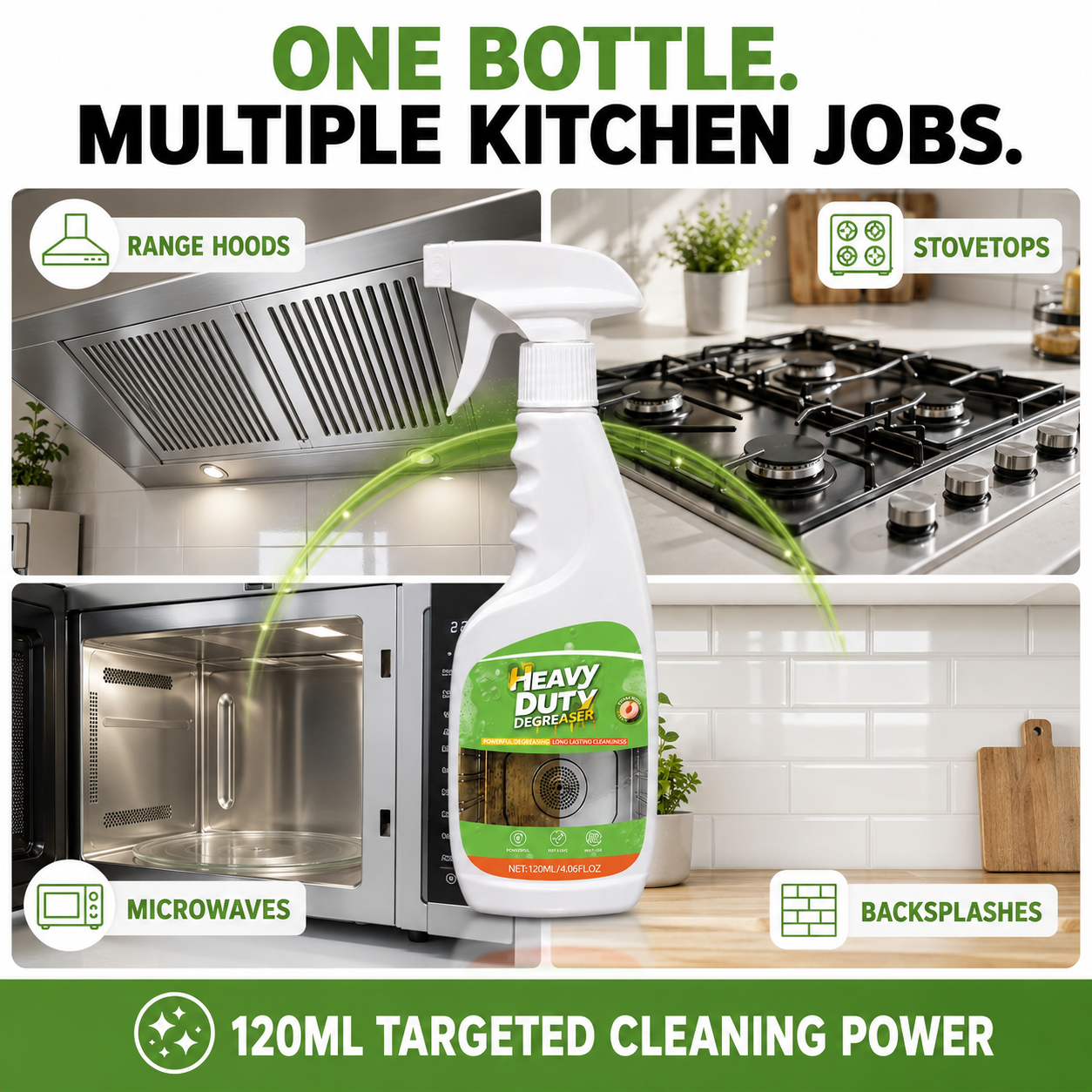 🔥 Duty Kitchen Degreaser Spray – Cut Tough Grease Fast ✨