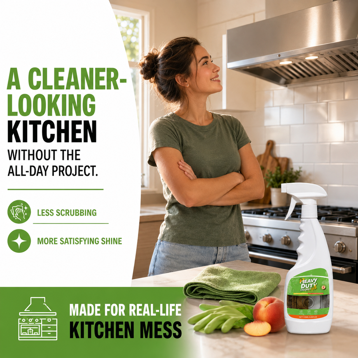 🔥 Duty Kitchen Degreaser Spray – Cut Tough Grease Fast ✨